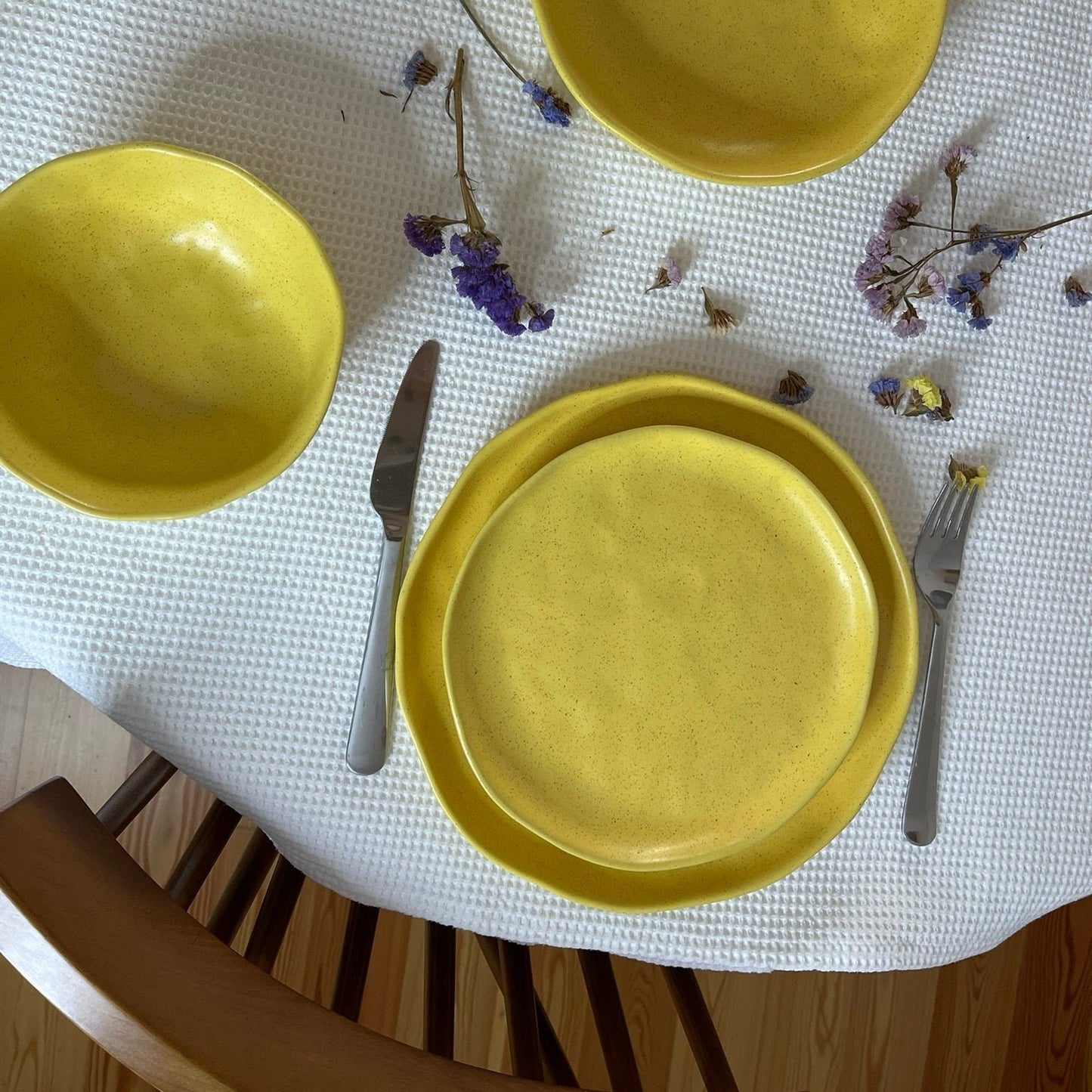 Nuvia Yellow Dessert Plate