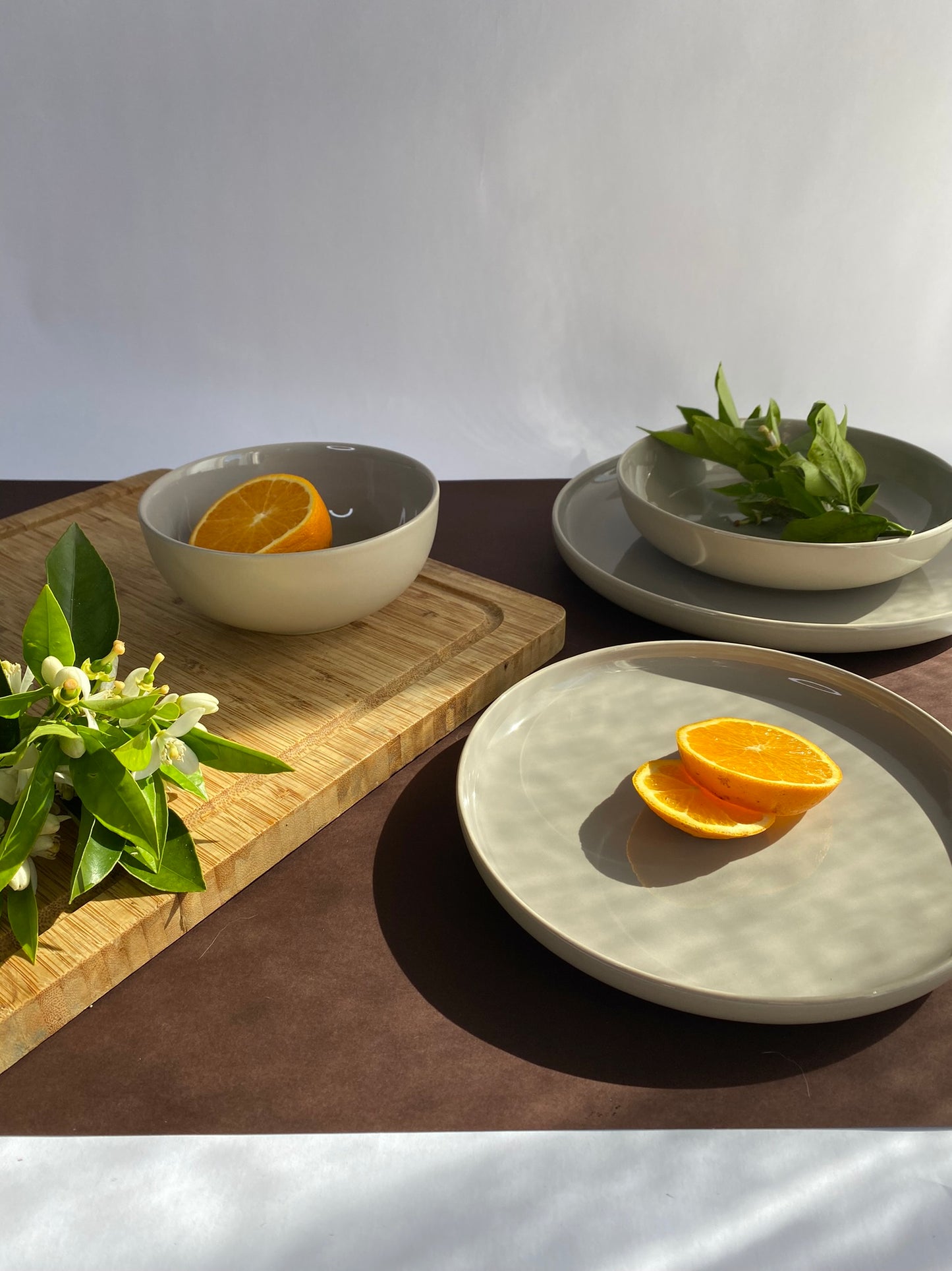 Prato de Sopa Elements Silver Sand