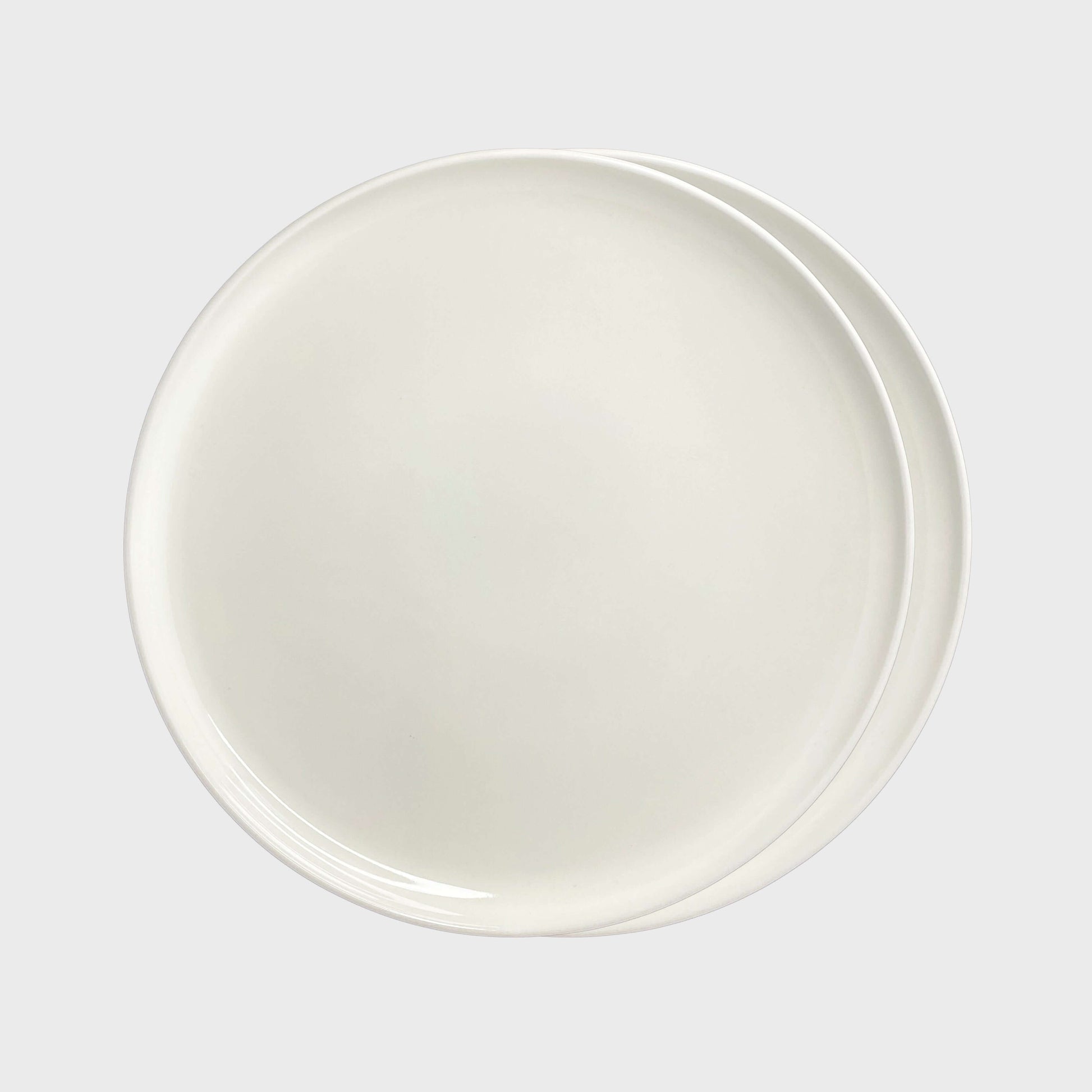 Elements White Beige Dessert Plate Set Of 2 - Terrea