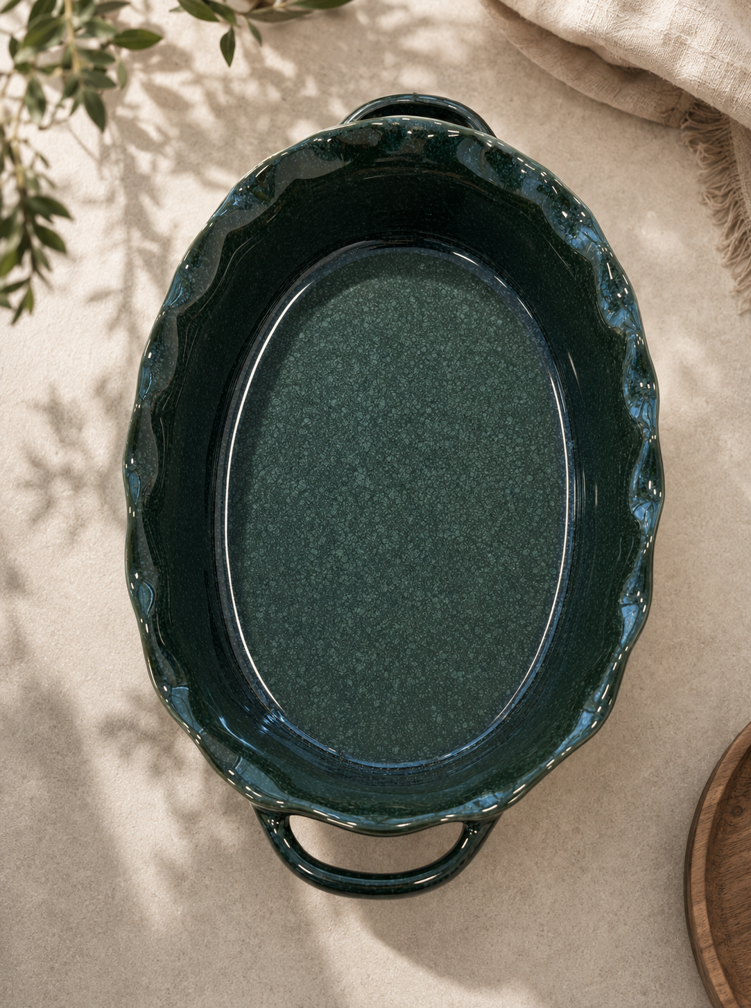 Mira Oval Baker – Forest Green Reactive