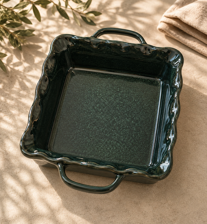 Mira Square Baker – Forest Green Reactive