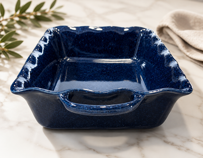 Mira Large Rectangular Baker - Midnight Blue