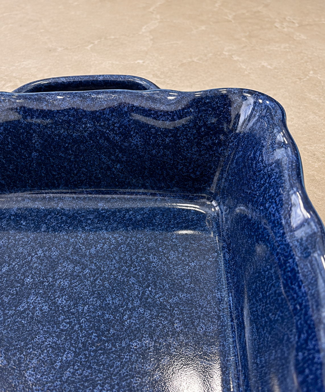 Mira Large Rectangular Baker - Midnight Blue