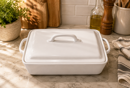 Mira Casserole Baker – White