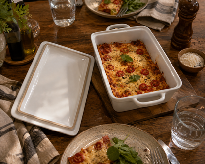 Mira Casserole Baker – White