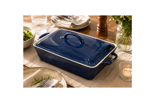 Mira Casserole Baker – Blue
