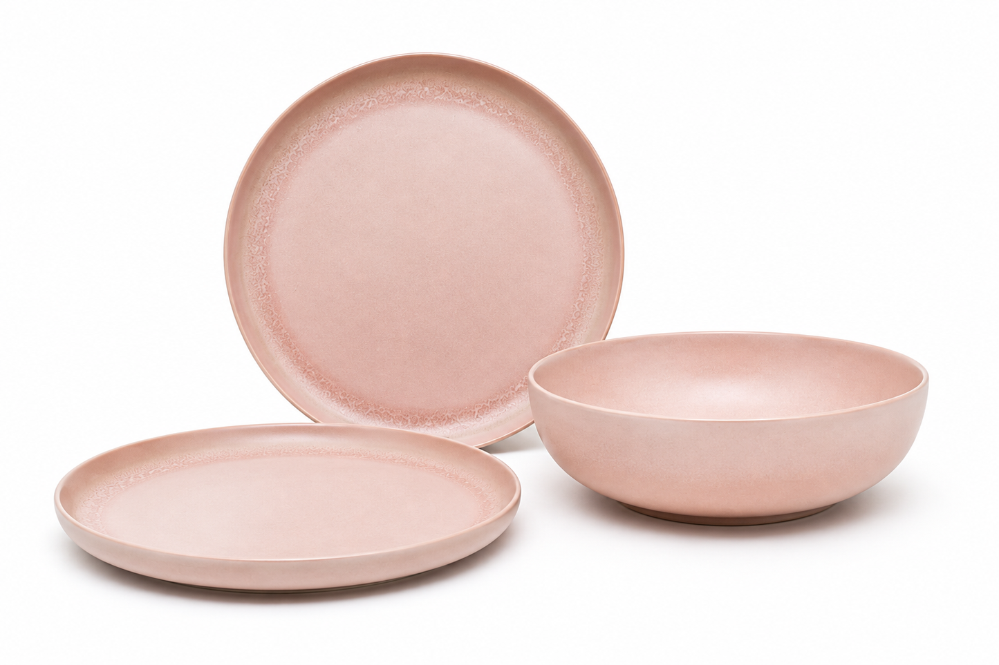 Silhouette Blush Dinnerware Set of 12