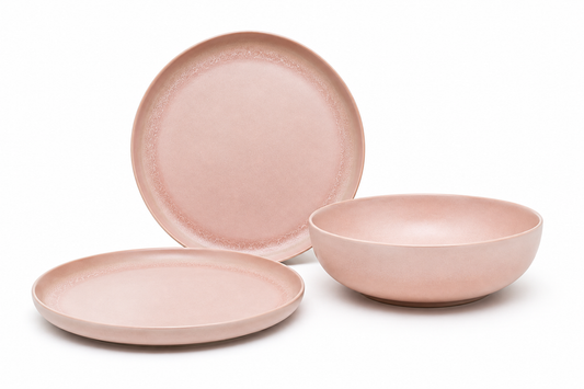 Silhouette Blush Dinnerware Set of 12
