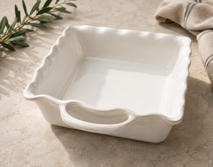 Mira Square Baker – Ivory Reactive
