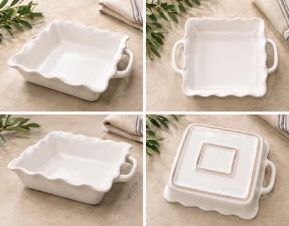 Mira Square Baker – Ivory Reactive