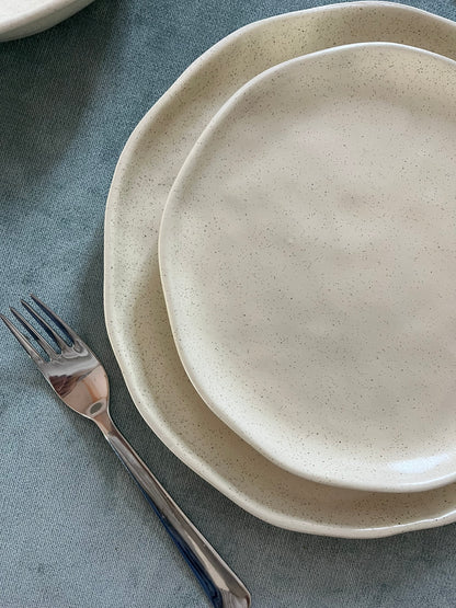 Dessert plate Nuvia White