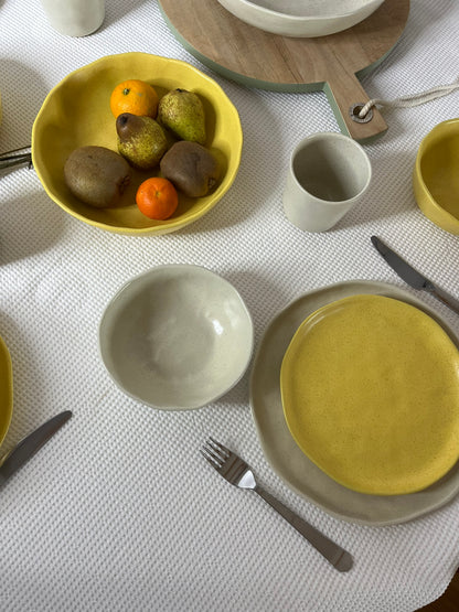 Nuvia Yellow Dessert Plate