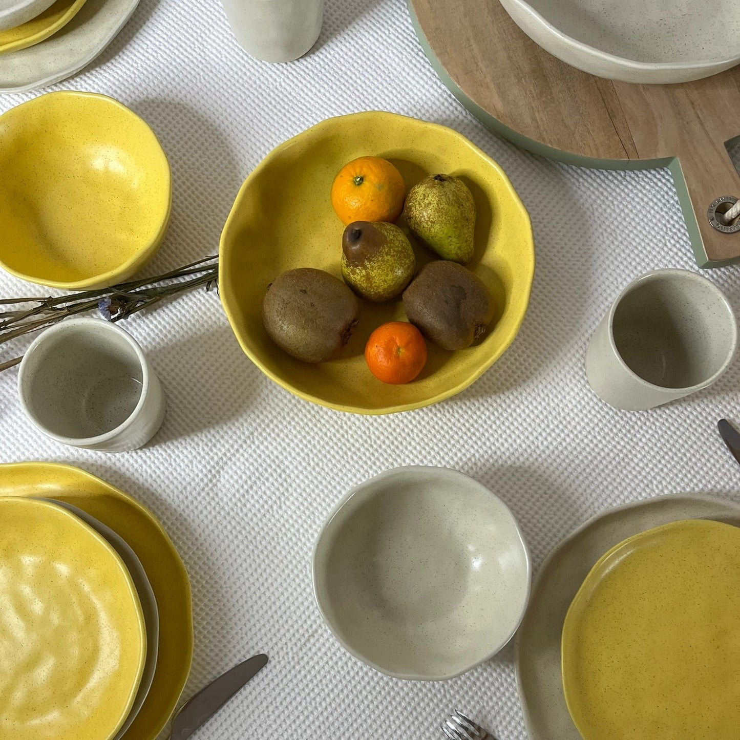 Nuvia Yellow Pasta Bowl