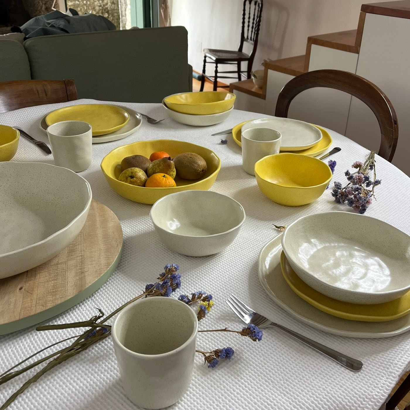 Nuvia Yellow Pasta Bowl