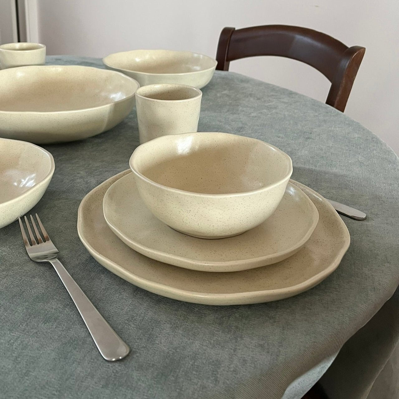 Nuvia White Dinner Plate