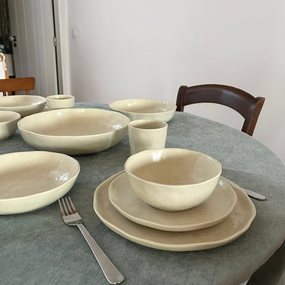 Nuvia White Salad Bowl