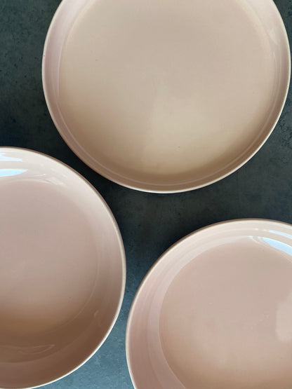 Set of plates Elements Pink Salmon Bow