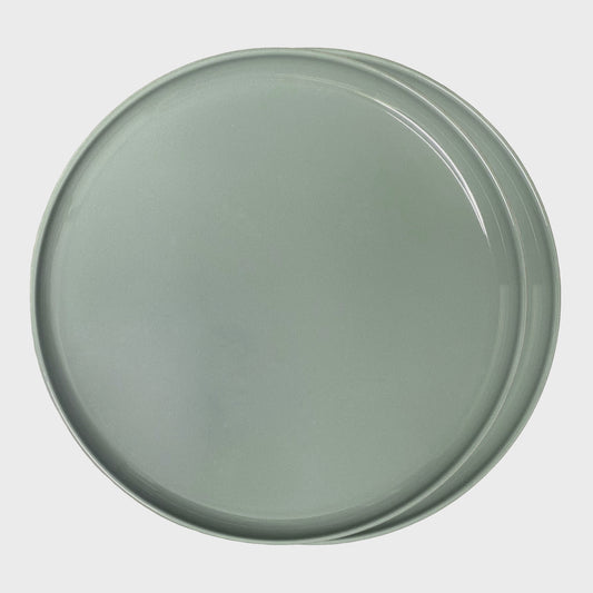 Elements Green Olive Dinner Plate Set Of 2 - Terrea