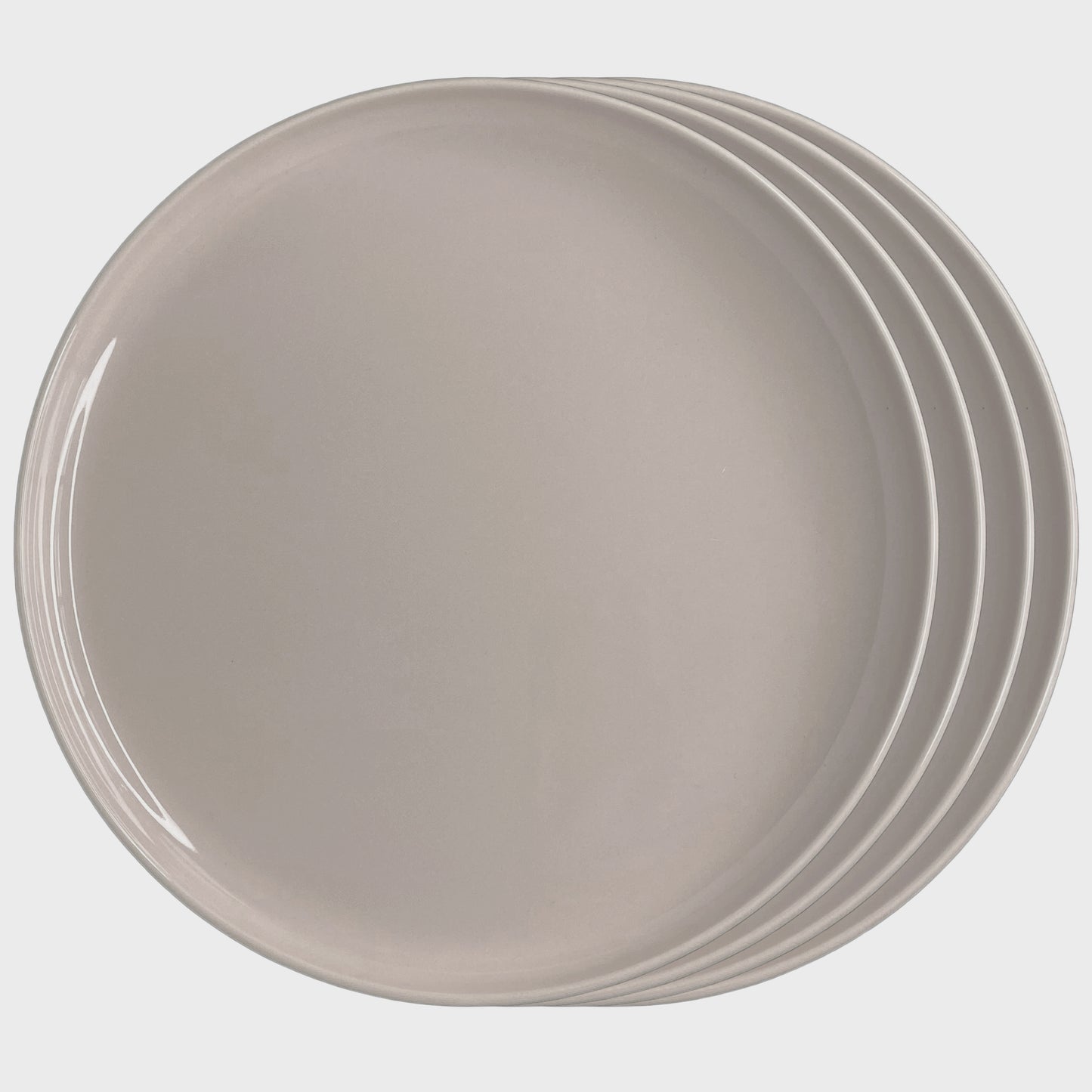 Elements Silver Sand Dinner Plate Set Of 4 - Terrea