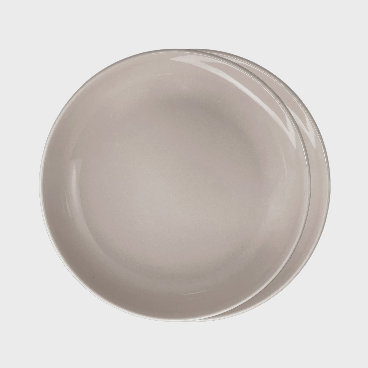 Elements Silver Sand Soup Plate Set Of 2 - Terrea