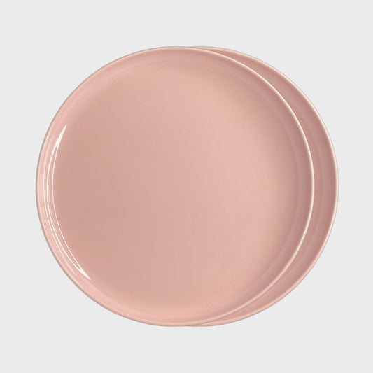 Elements Pink Salmon Dessert Plate Set Of 2 - Terrea