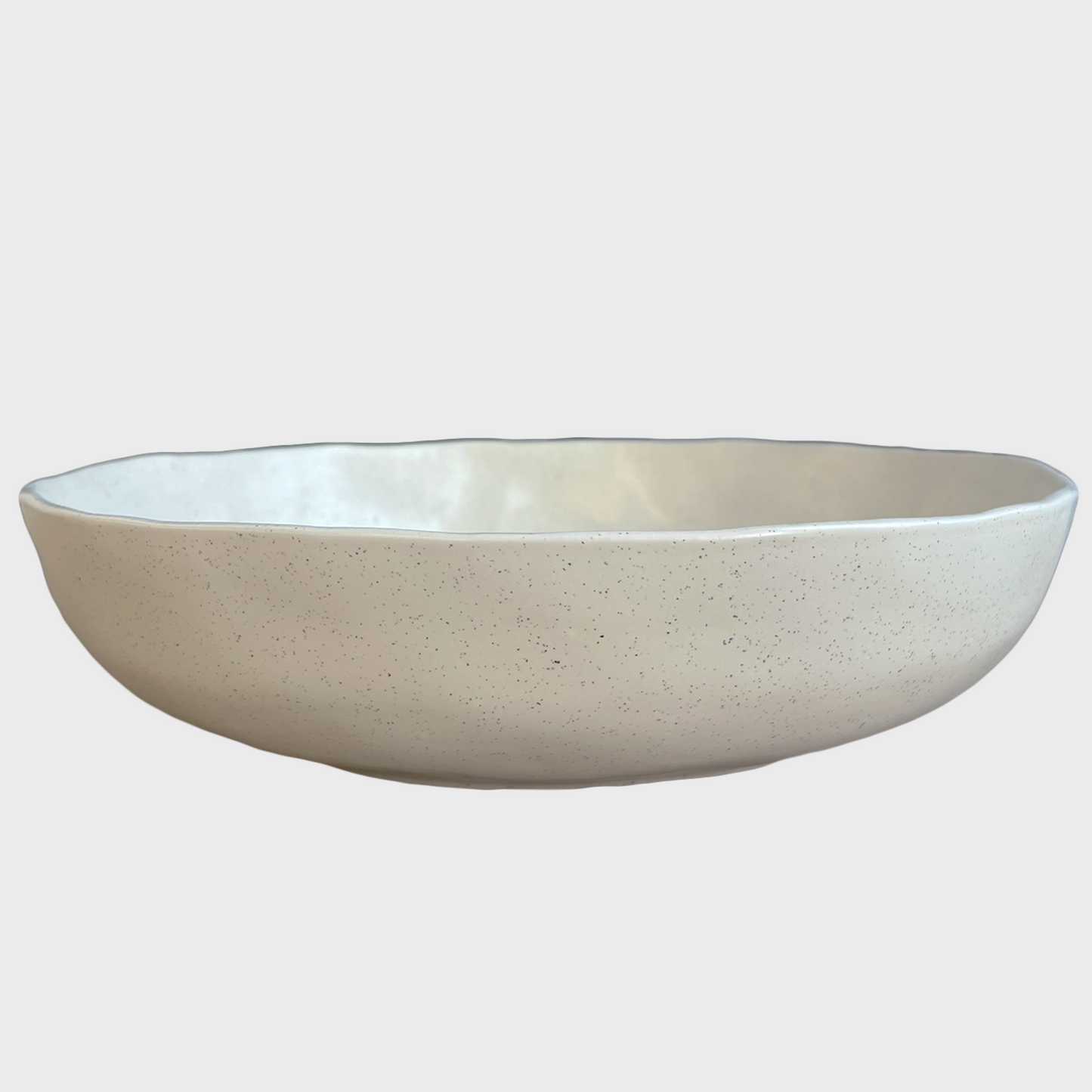 Nuvia White Salad Bowl
