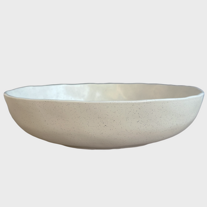 Nuvia White Salad Bowl