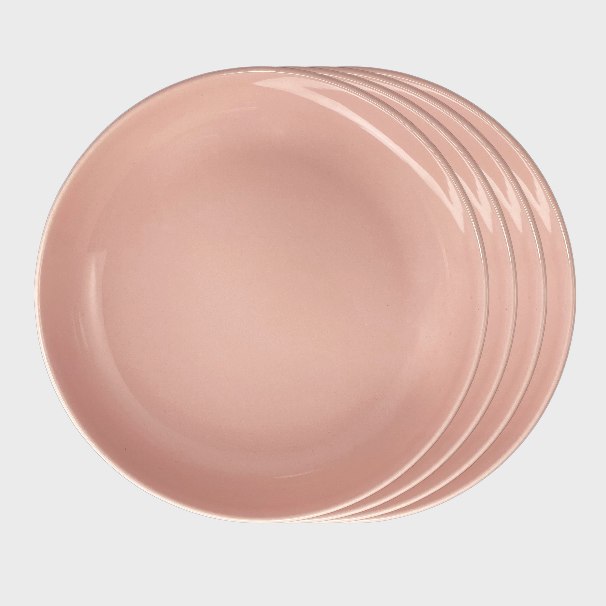 Elements Pink Salmon Soup Plate Set Of 4 - Terrea